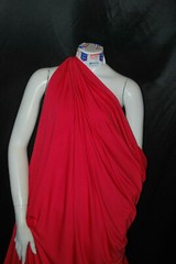 Modal Spandex Stretchy Silky Touch Jersey knit fabric EcoFriendly Granita Red