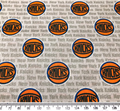 NBA New York Knicks Woven Cotton Fabric, Sewing Fat Quarter (Brand New)