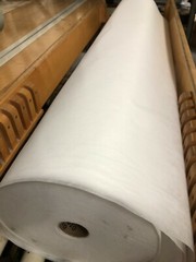 33” Spunbond 125 Series White Non Woven Fabric