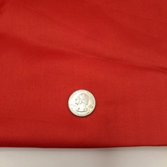 Vintage Red Silk Satin Fabric 66″x45″ Lustrous Luxury Natural Fiber 1.8 Yards