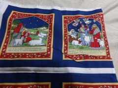 FABRIC TRADITIONS The Christmas Lamb Susan Winget Book Panel 46 x 36 inches