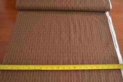 By 1/2 Yd, Tan on Brown Quilt Cotton, Andover/Bridgeport/Jo Morton/5605 N, B139