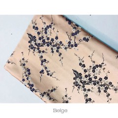Chinese Damask Fabric Plum Blossom Faux Silk Jacquard Brocade Cloths By Metre
