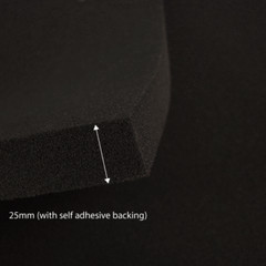 Acoustic Foam Sound Proofing Fabric Sponge Fire Retardant 6mm 12mm 15mm 25mm