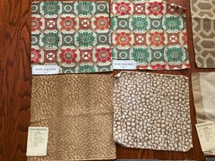 SCHUMACHER 15 pcs Mixed Lot 11 1/2″ – 12 3/4″ Fabric Samples