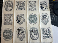 Songbook 24″x44″ panel / blocks by Fancy That for Moda. Midnight Limited. RARE!