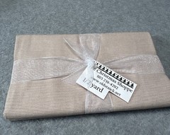 Striped Cotton Fabric Bundle 1/2 yard x 44″ Neutral Beige for Sewing Crafts Quil