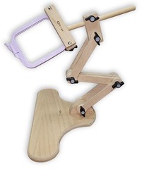 Adjustable Embroidery Table Stand with Swivel Holder, Cross Stitch Naturel