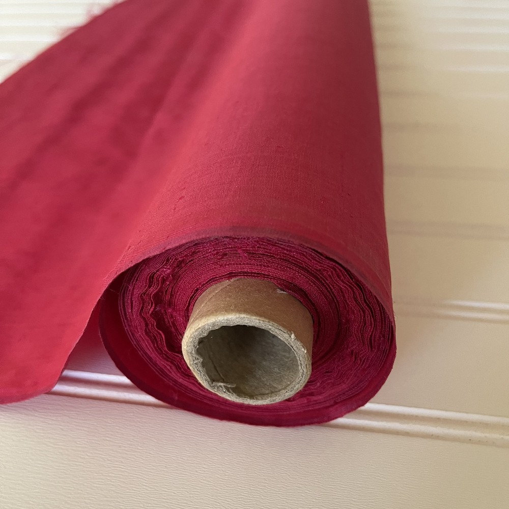 SILK Red-Pink , FABRIC 10 Yards x 21 Inches Wide or 360 Inches x 21 Wide