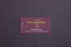 Ermenegildo Zegna Trofeo 600 wool & silk suiting fabric, luxury bespoke tailor