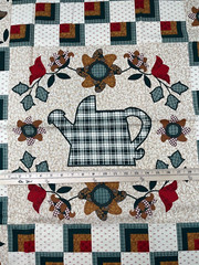 Spring Industries The Old Country Store Wall Hanging Water Can Fabric Panel DIY