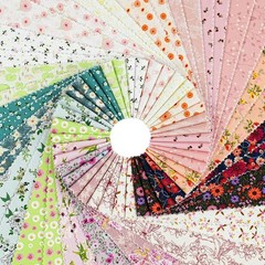 20 Variety Pack Cotton Jelly Roll Fabric 40 Precut Strips Quilting Craft New
