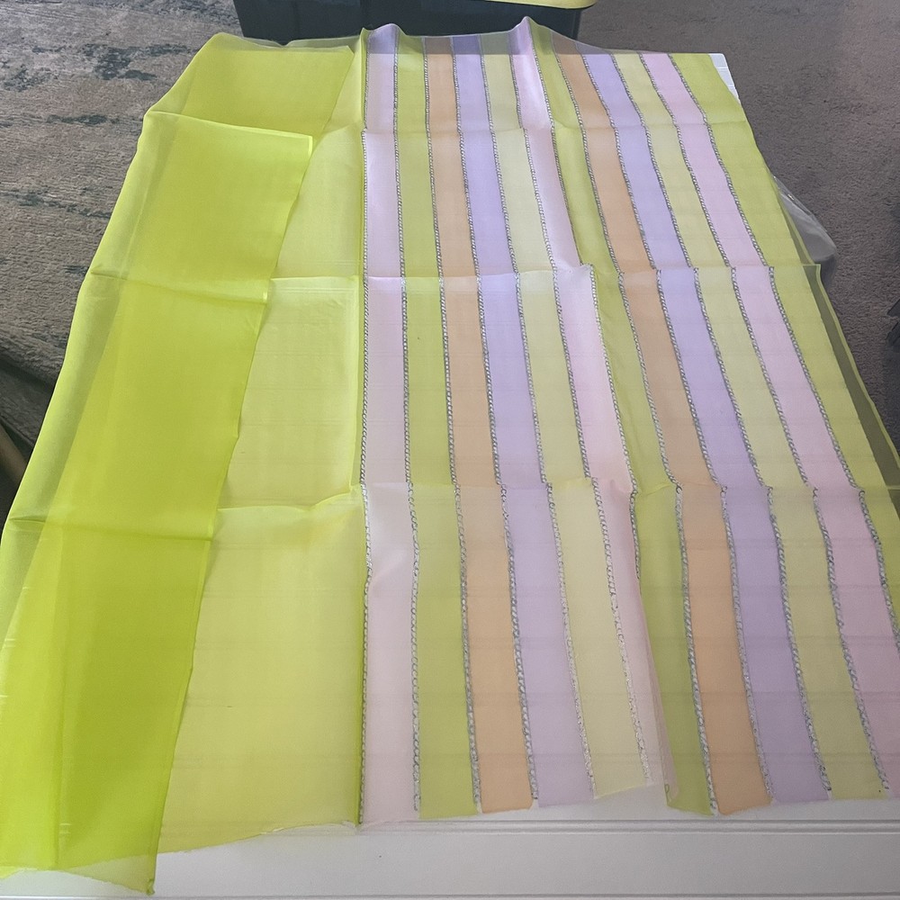 SILK Multicolor 1 Yard x 43 Inches Wide or 36 Inches x 43 Wide
