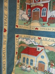 Fabric Traditions Susan Winget #1877 Country Peace Quilting Panels VTG 4 BLOCKS