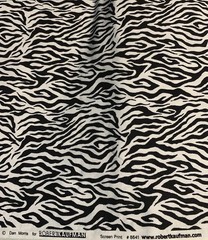 Zebra Print Black & White Fabric“ The Wild Side” Dan Morris & Robert Kaufman BTY