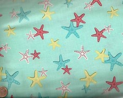 A Sea of Stars starfish Michael Miller fabric half yard