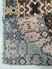 Fabric Upholstery Tapestry Kilim Bohemian Boho Tribal Southwestern 41″ L x 53″ W