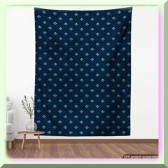 Waterproof Fleur De Lis Tapestry Fabric 108×58 inches