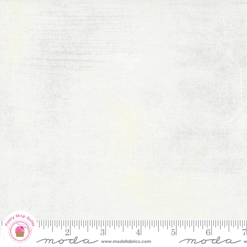 Moda PEPPERMINT BARK 30150 541 White Clear Water Grunge BASIC GREY Quilt Fabric