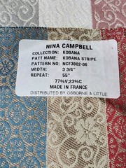 20 Luxury Designer Fabric Squares, Appx 27×27 See Description, 9 Pounds