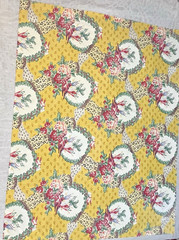 Brunschwig & Fils Out of Africa Fabric 2 Pcs Cotton Yellow Leopard Floral READ