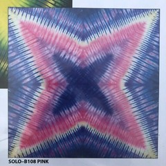 Timeless Treasures Hand Dyed Cotton Fabric Panel SOLO B108 Pink 44″ x 44″ Square
