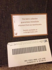 Kravet Fabrics Sample 17.5″h x 17″w Brown Diamond Textured Great for a Pillow!