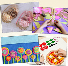 50 Pcs Adhesive Felt Circles, 3/4″ Round Non-Woven Felt Pads Stickers Dots Pre C