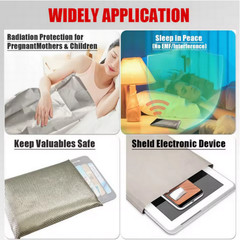 Copper Faraday Fabric Transparent Clear Net Cloth Reducing EMF RF EMI