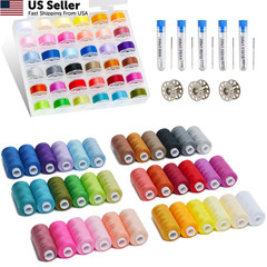 125 PCS Sewing Thread Assortment, 36 Colors 0.79 inches (2 cm) diameter, 36