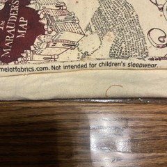 New Cotton Jersey #238001 Fabric Harry Potter HP Approx 60×35”Marauder’s Map