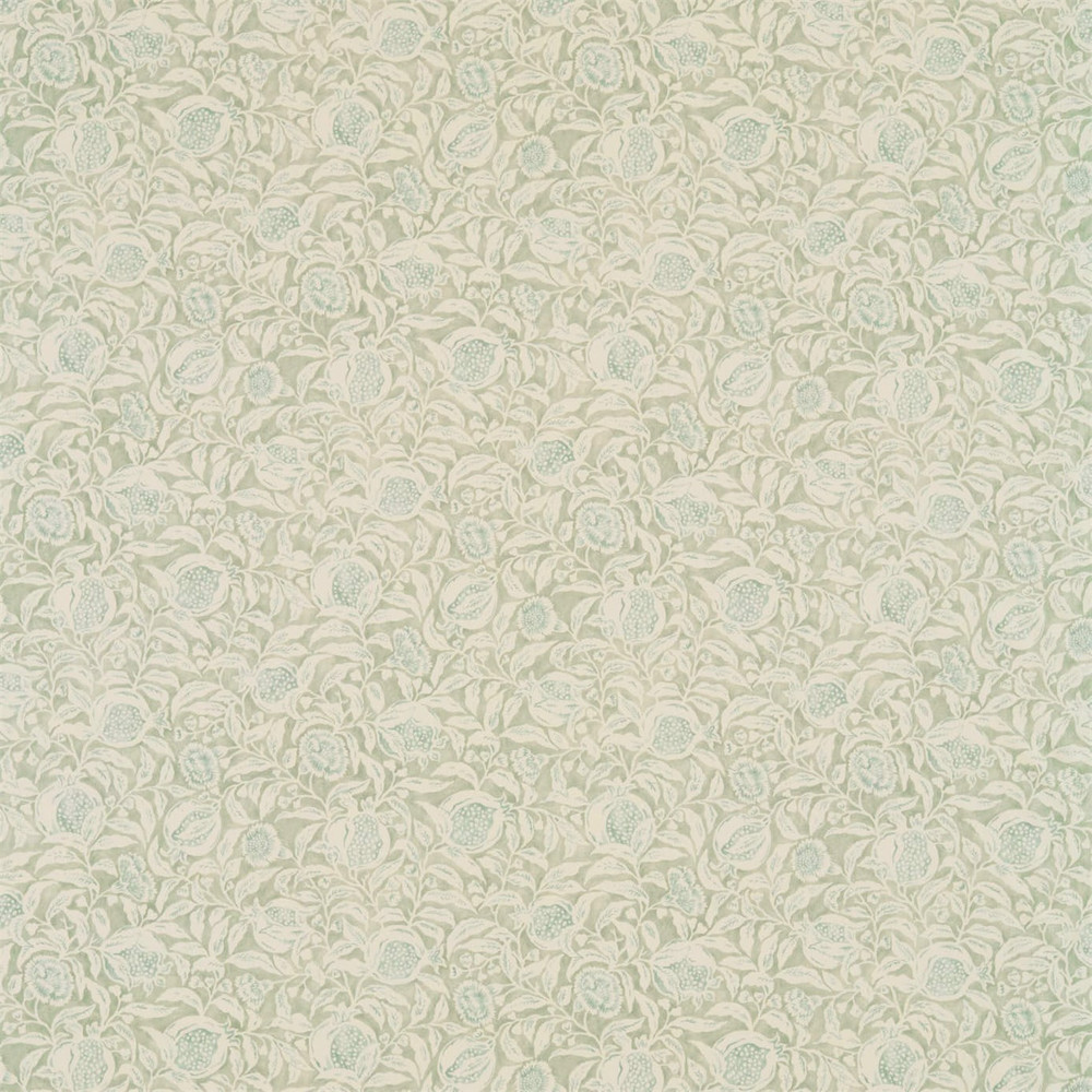SANDERSON CURTAIN FABRIC DESIGN Annandale 3 METRES WILLOW/SEASPRAY LINEN BLEND