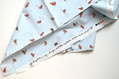 Heather Ross Lightning bugs – Goldfish in Water – Cotton Fabric – OOP