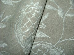 1.4 Metres iLiv Vinery Stone Embroidered Fabric Curtain Upholstery Cushion Craft