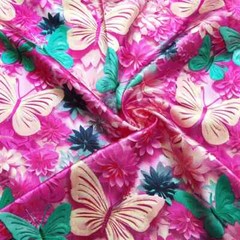 Satin Fabric 58″ Wide By Yards Silky Charmeuse Material Butterfly Satin Fabric