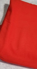 Vintage Red Polyester Sewing Fabric 3.5 Yds X 64″
