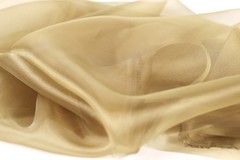 Green Crystal Organza Fabric by the Yard, Sheer Organza for Dresses and Decor