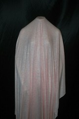 Wool rayon Knit Jersey Fabric Ecofriendly drapey Heather red pink by the yard