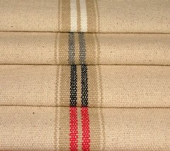 French Grain Sack 100% Cotton Linen Look Curtain Upholstery Cushion Craft Fabric
