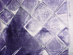3Y Holly Hunt 3231 Mirrored Glass Prussian Velvet Drapery Upholstery Fabric