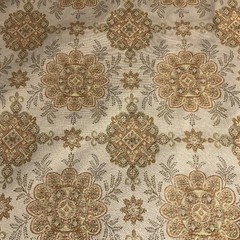 Burch Holly Bisque Ivory Beige Floral Upholstery Fabric
