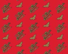 FAT QUARTER FABRIC WONDER WOMAN 1984 LOGO FEMALE SUPERHERO METALLIC CAMELOT FQ