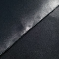 Heavy BLACK Bridal Duchess Satin Fabric 58″ By The Yard Glossy Poly Satin