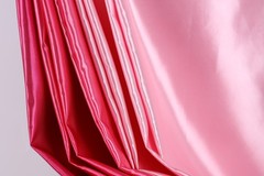 Pink Bridal Satin Fabric by the Yard, Silky Satin for Dresses and Decor