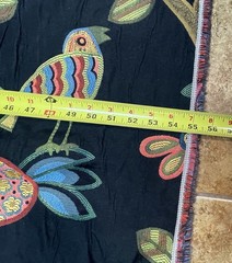 Swavelle Millcreek CRAZY OL BIRD Fabric Tapestry Upholstery Heavy 4 Yards +