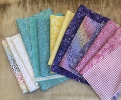Moda Grunge Wilmington Prints Fabric Lot 14pc Junk Journal Curated Bundle mix