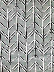 Fabric By the Half-Yard Light Blue Sky Ice Teal Stone Livid Herringbone/Chevron