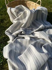 Heavy Weight Softened Linen Cotton Fabric By 2 Meters, 200g/m2 – Upholstery