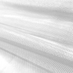 White English Net Fabric 100% Nylon 60″ Wide Soft Fine Hex Mesh By The Yard