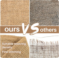 Burlap Fabric Roll – Garden Burlap Fabric Roll 40″ X 13 Feet Natural Burlap